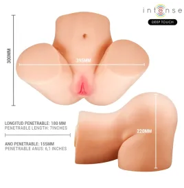 INTENSE DEEP TOUCH - JULIA MASTURBADOR VAGINA CON EFECTO SUCCIÓN, CALOR, VIBRACIÓN Y VOZ CON CONTROL REMOTO 9 KG